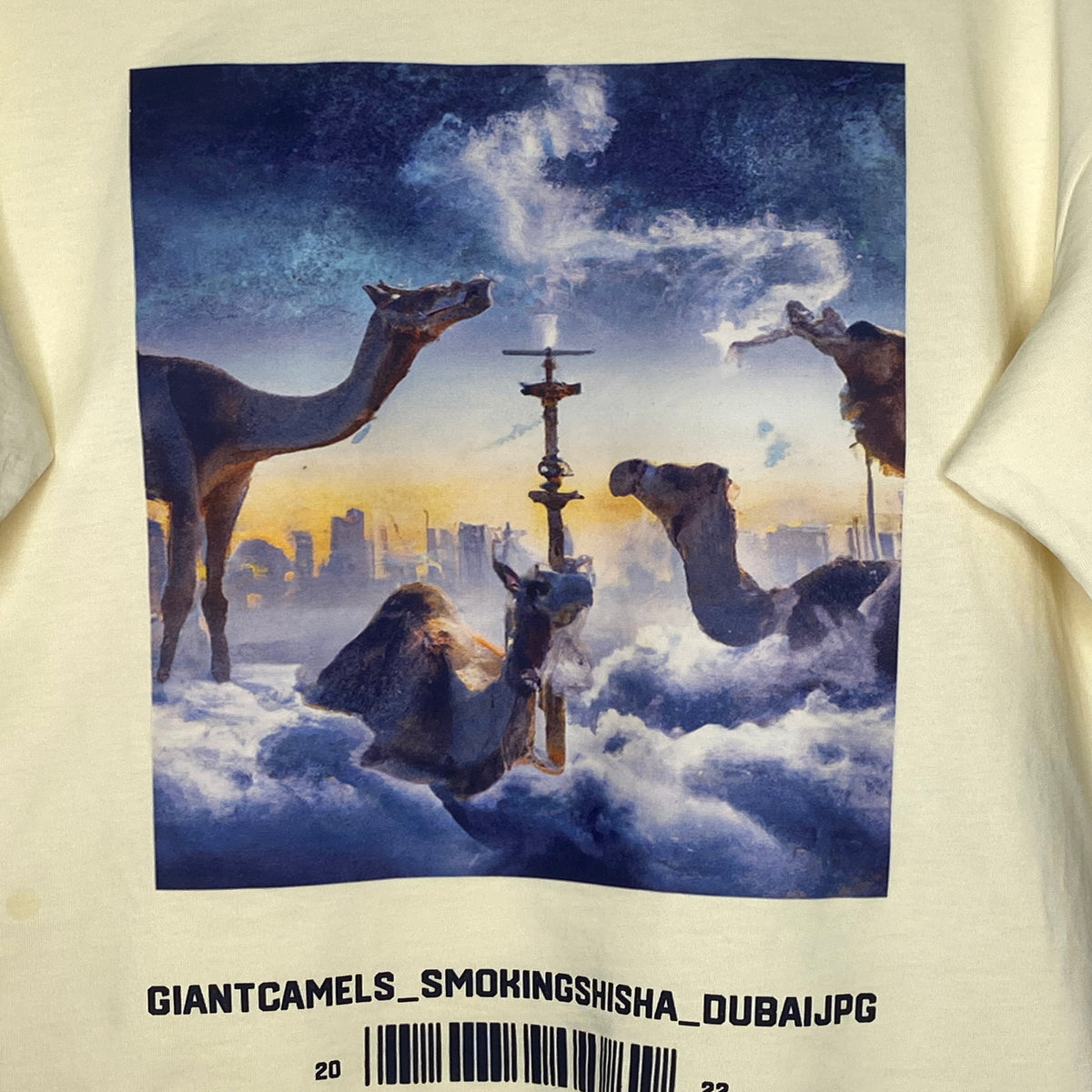 Camel-Dubai Overszd T-shirt